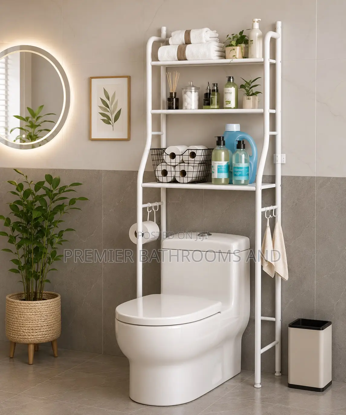 Bathrooms Standing Shelves