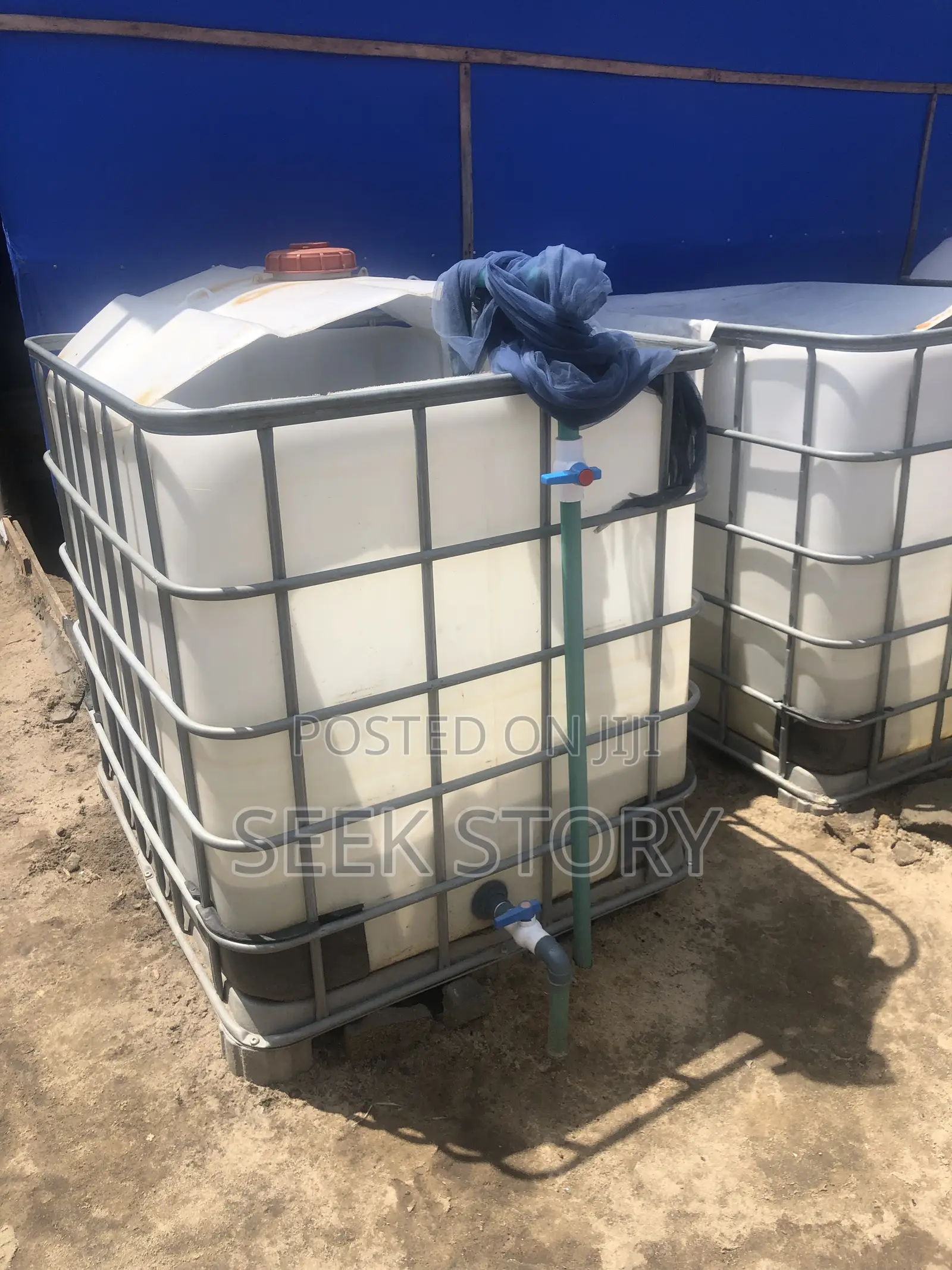Fish Farm, Tanks And Trampoline
