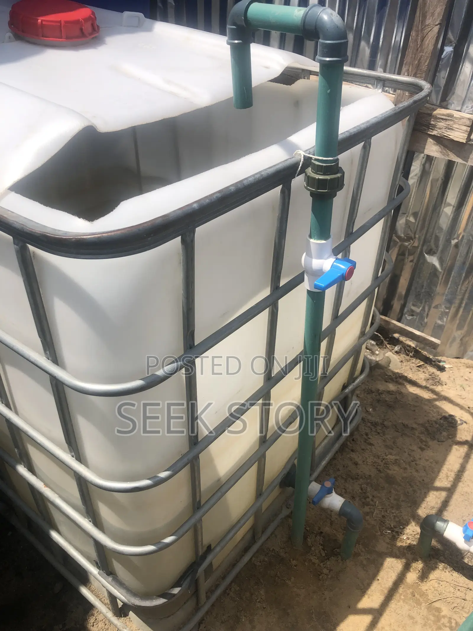 Fish Farm, Tanks And Trampoline
