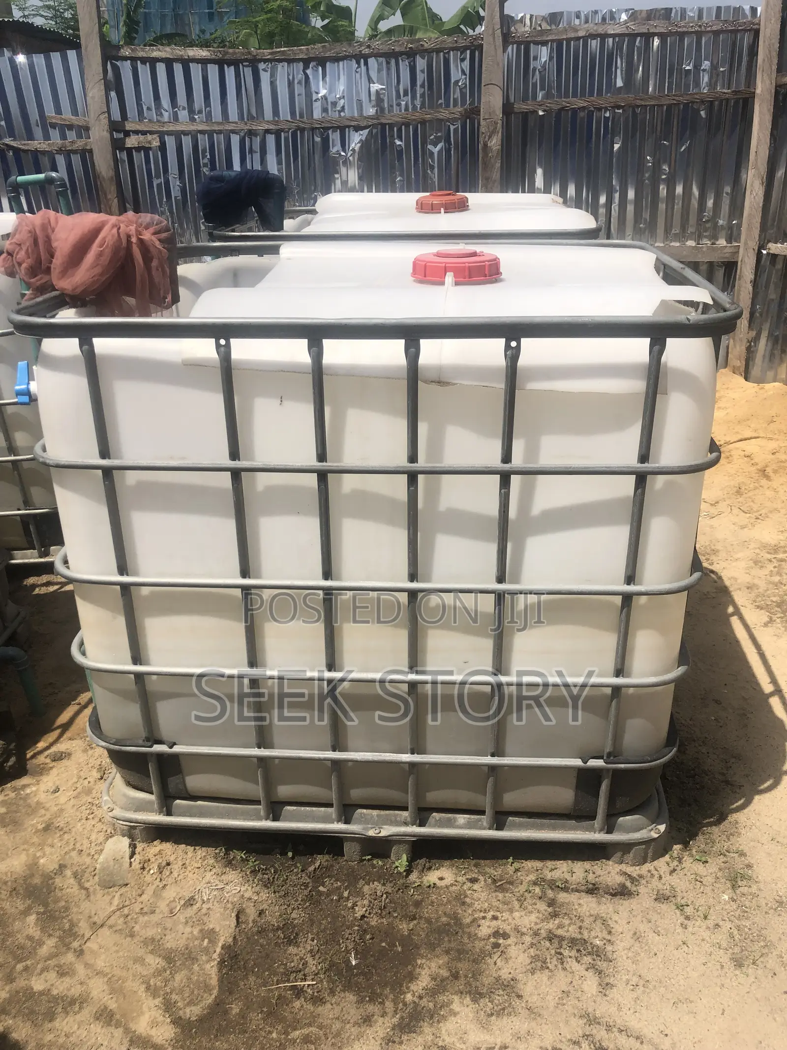 Fish Farm, Tanks And Trampoline