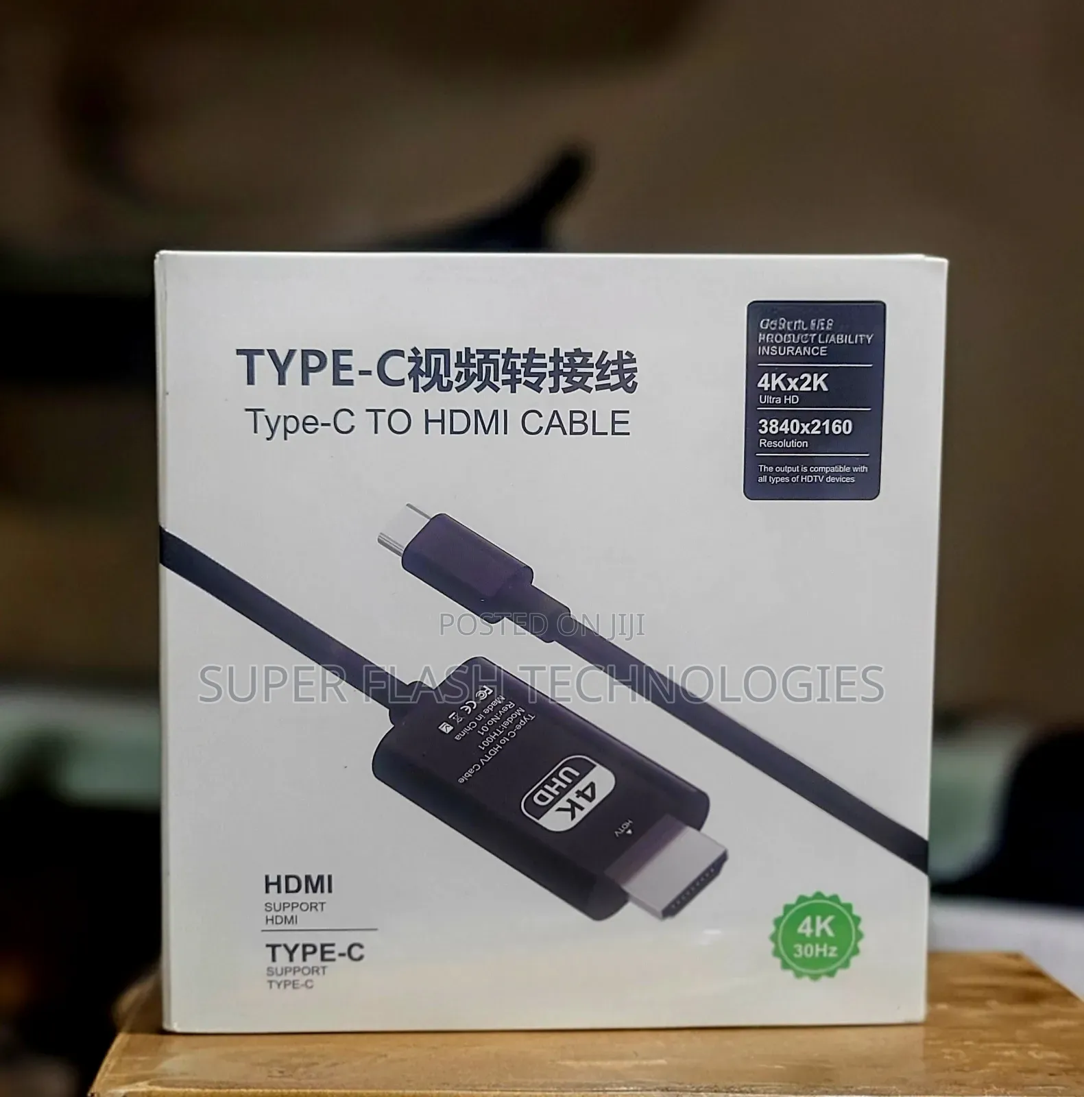 Type-C to Hdmi Cable