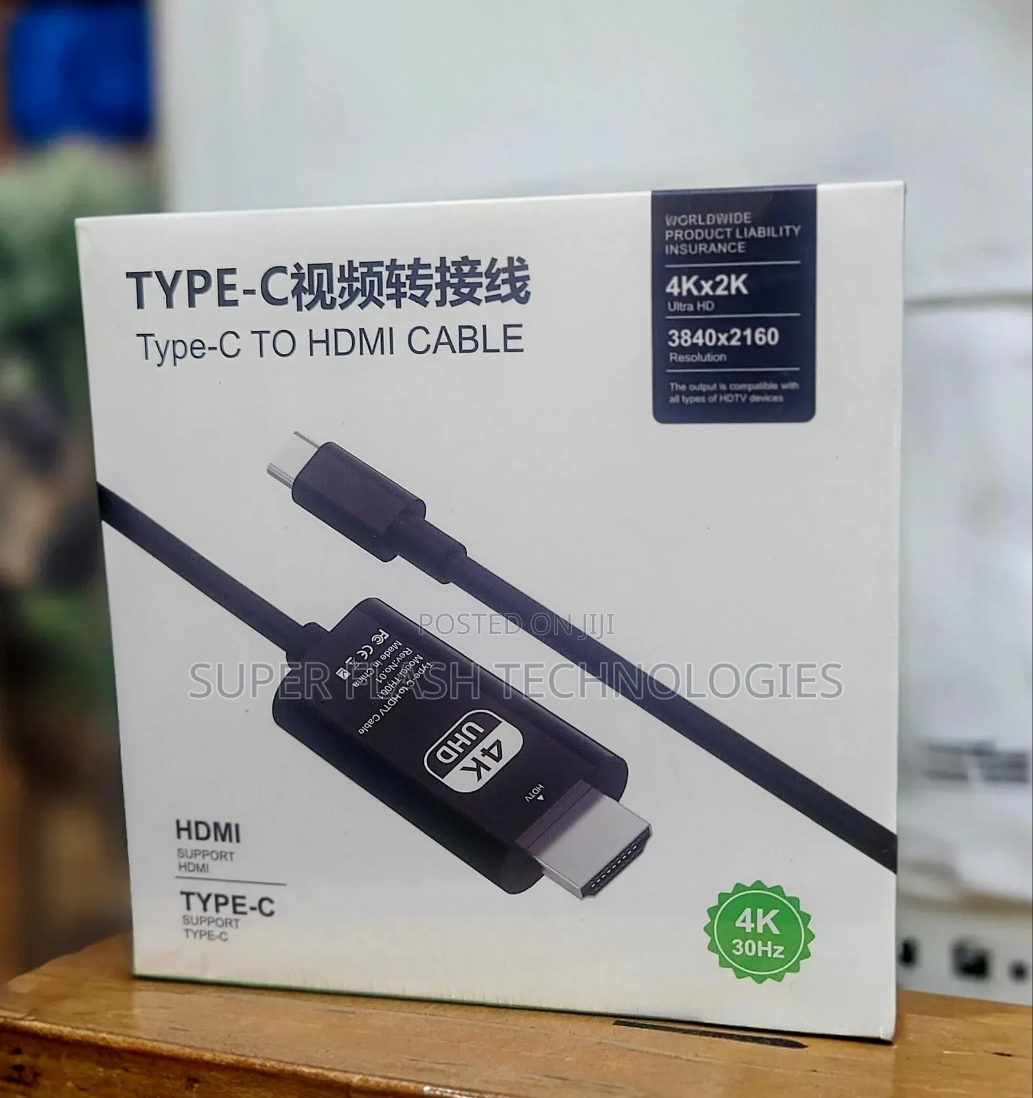 Type-C to Hdmi Cable