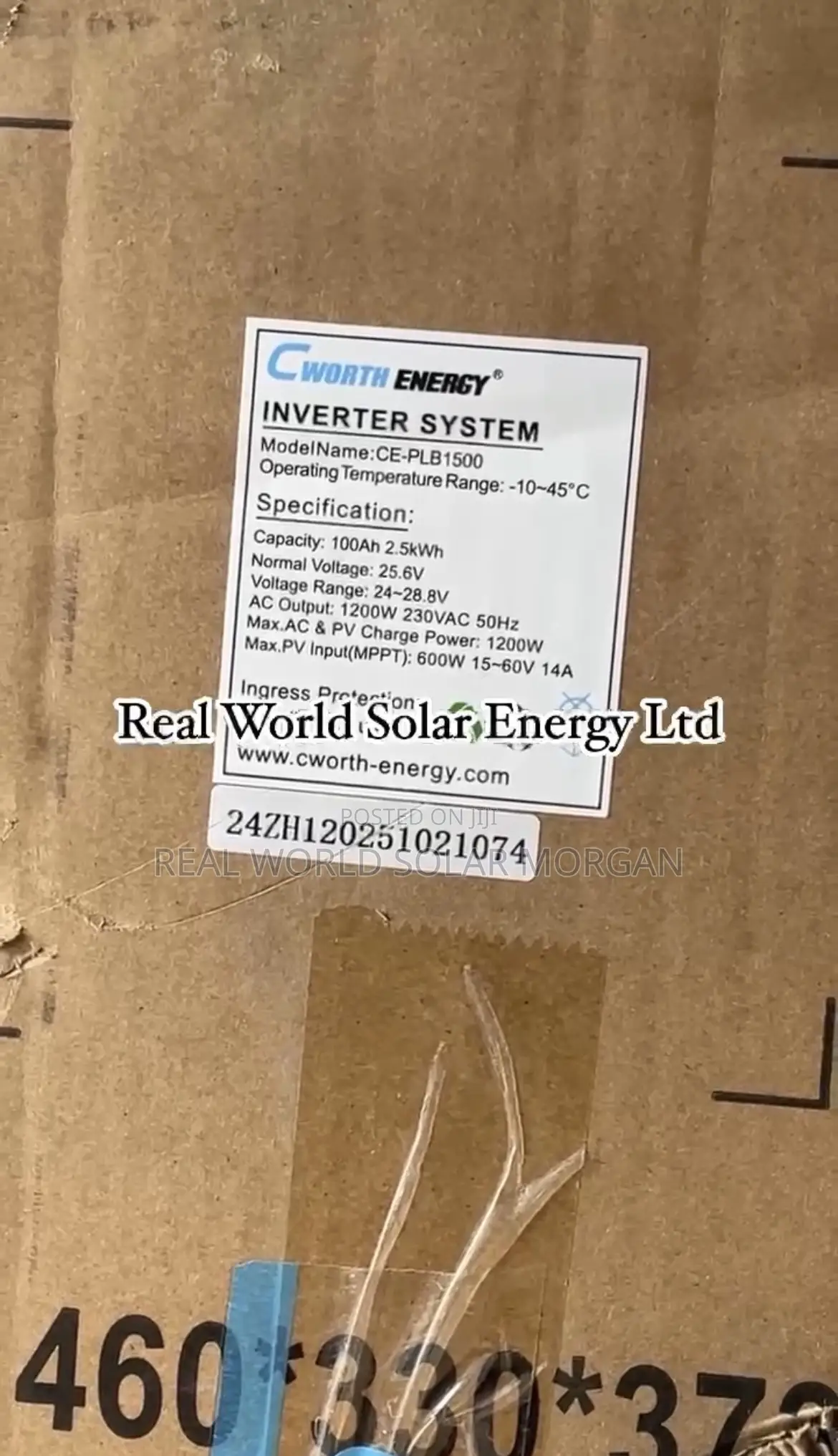 2.5kwh Cworth Solar Generator