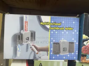 Tooth Paste Dispenser and Brush Holder