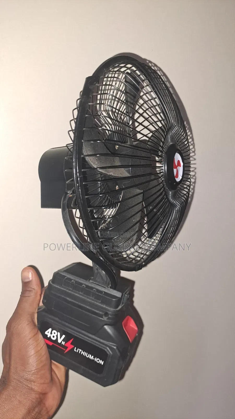 8inches Rechargeable Lithium Battery Fan With High Speed Capacity