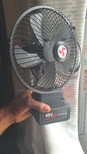 8inches Rechargeable Lithium Battery Fan With High Speed Capacity