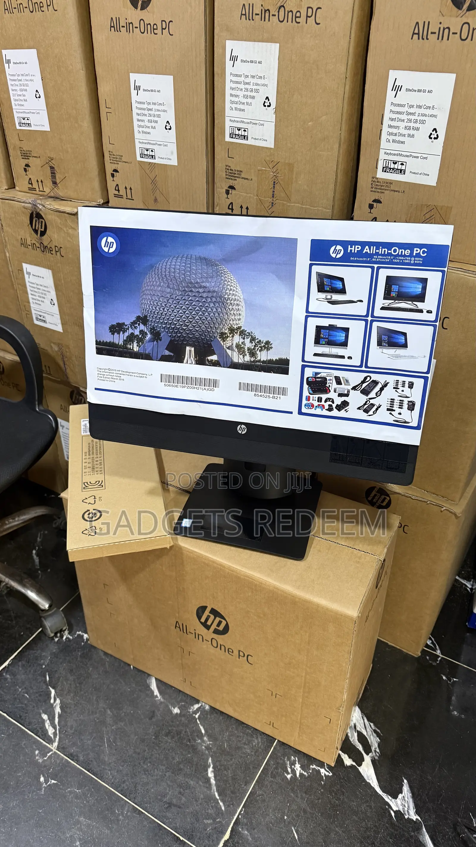 New Desktop Computer HP ProDesk 600 G3 8GB Intel Core i5 SSD 256GB