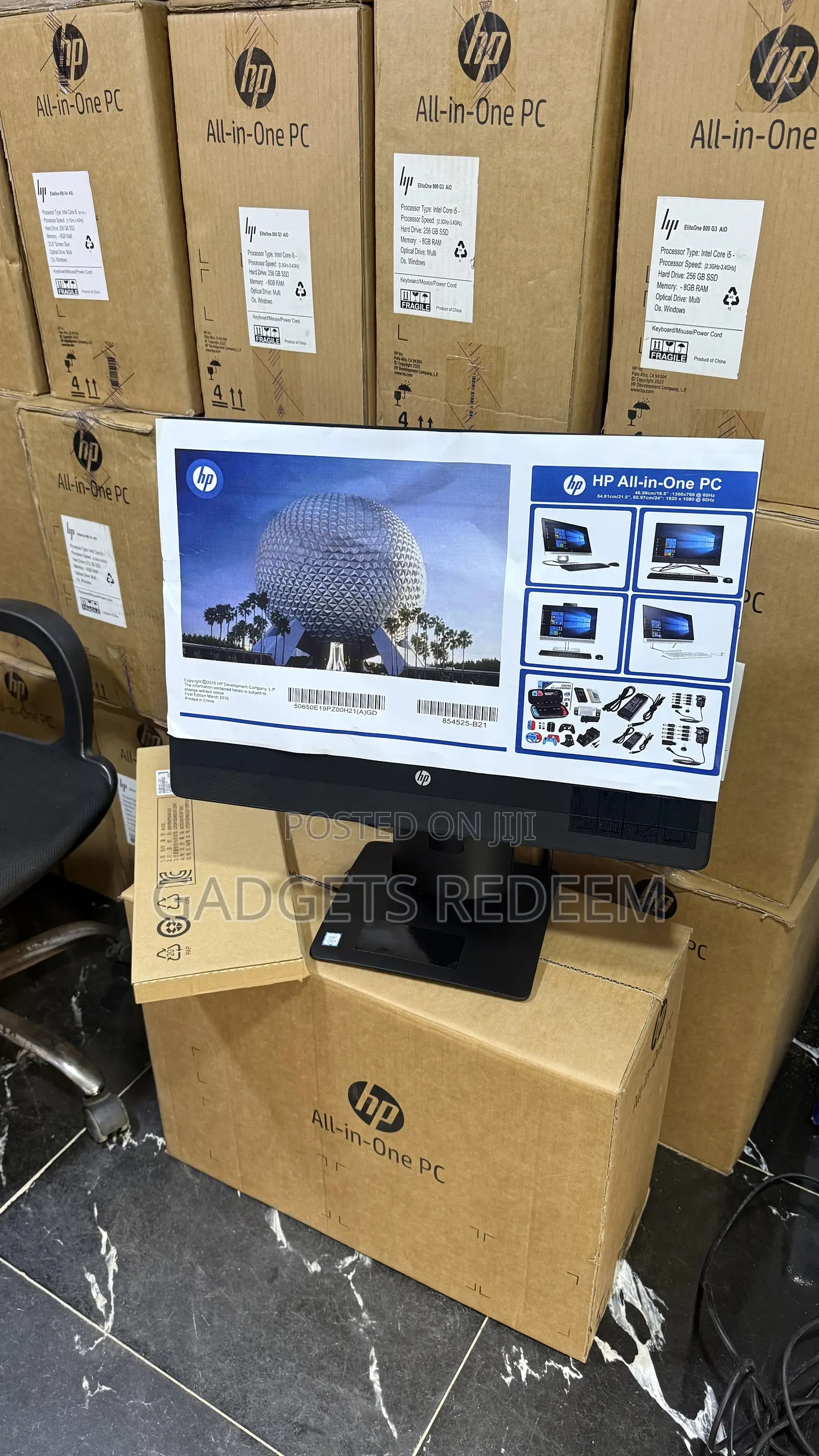 New Desktop Computer HP ProDesk 600 G3 8GB Intel Core i5 SSD 256GB