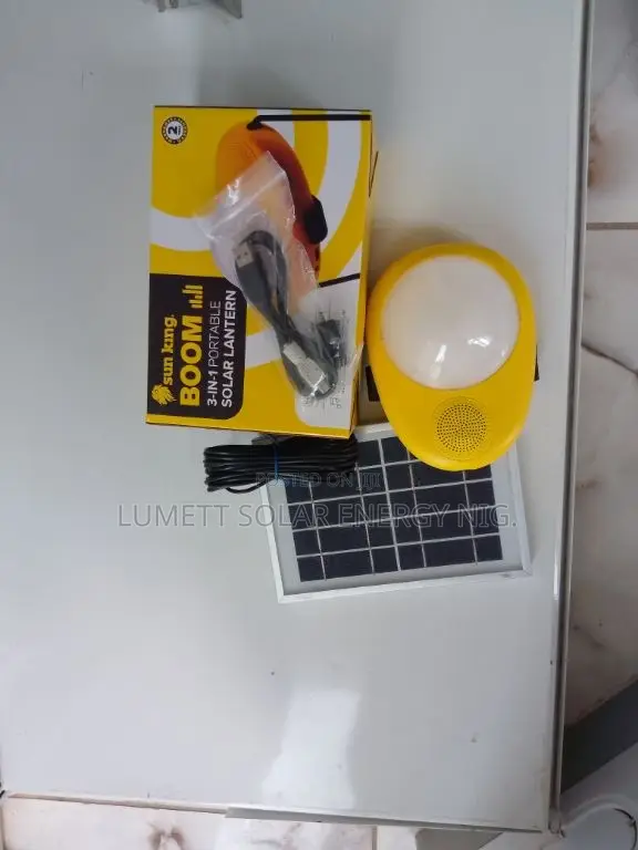 Sunking Boom Solar Lantern With Radio and Mp3 Function for Reliability