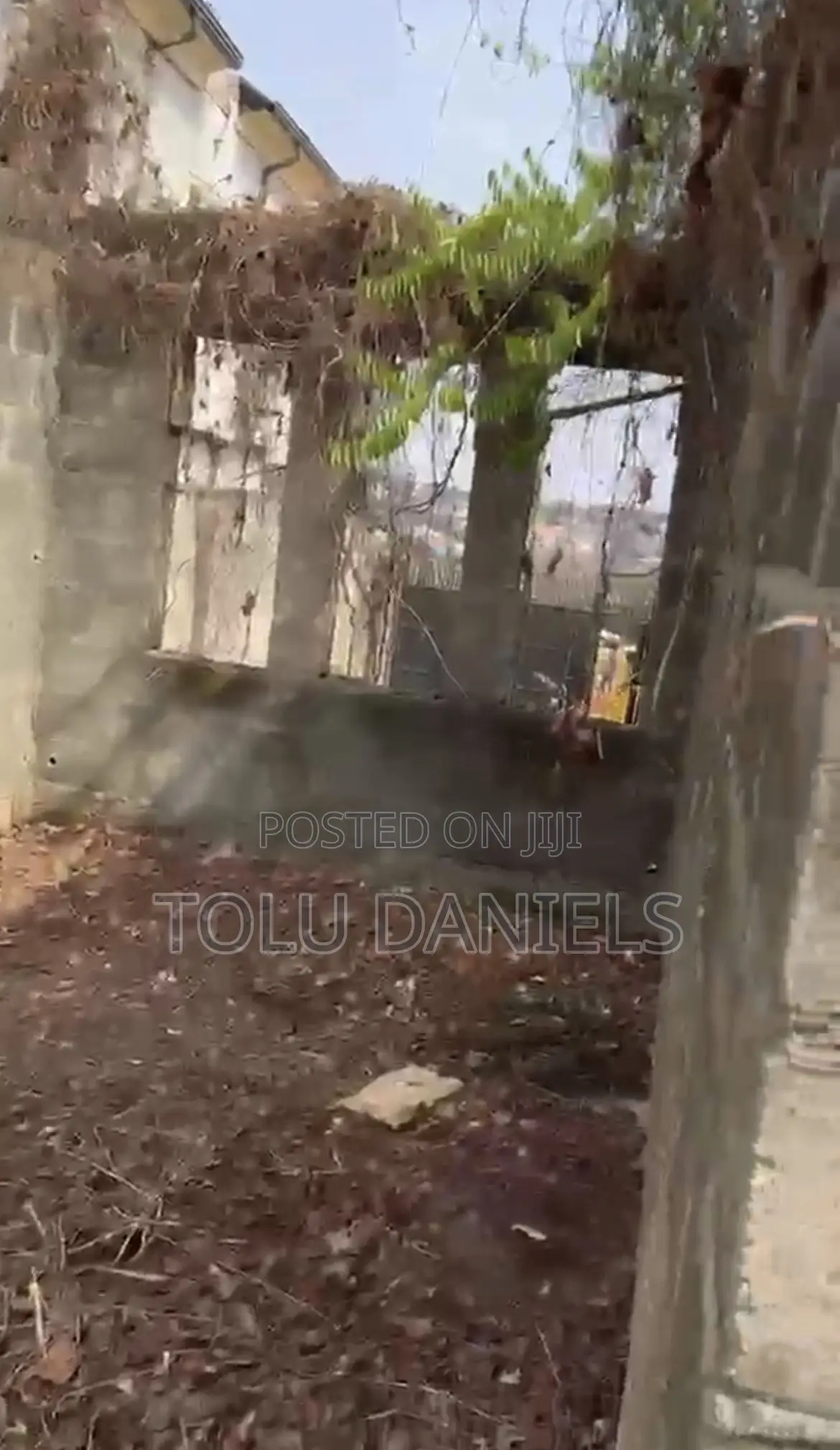 Uncompleted Duplex Building, No Decking Done Yet on Half Plot