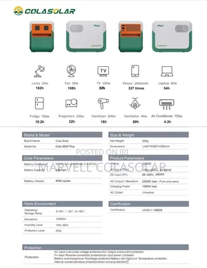 Colasolar 3600 Plus