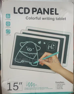 15 Inches Kids Writing Reusable Tablet With Marker