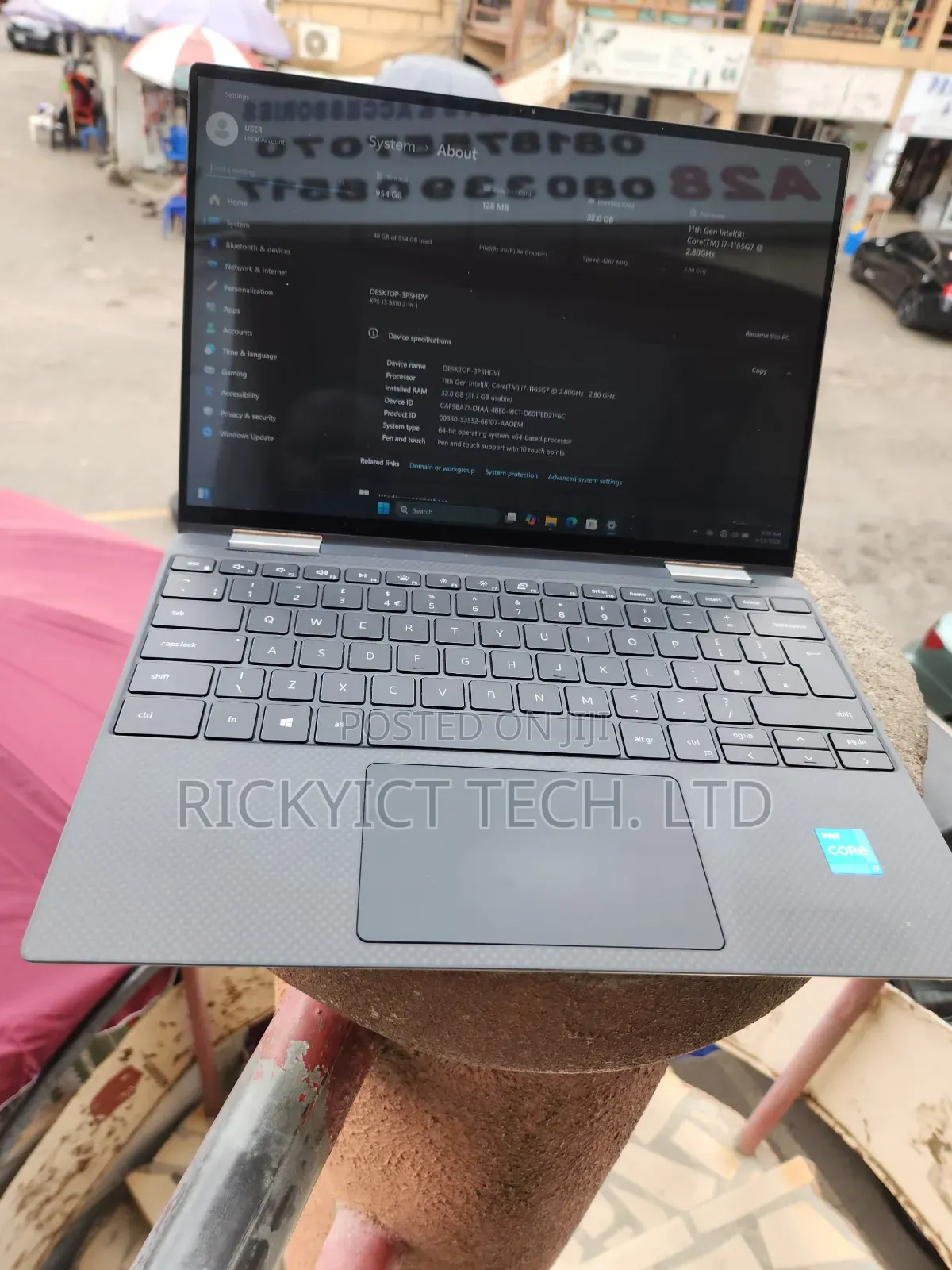 Laptop Dell XPS 13 32GB Intel Core i7 SSD 1T