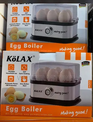 Kolax 6 Egg Boiler Fast Easy Egg Cooking