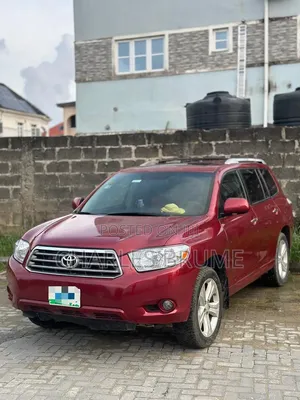 Toyota Highlander Limited 2010 Red