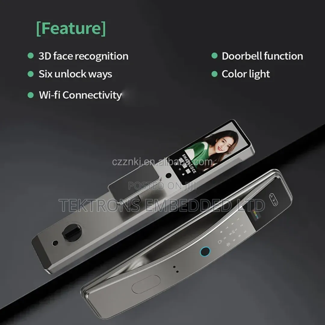 3d Face Palm Automatic Fingerprint (Biometric) Smart Lock