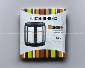 Insulated Stainless Steel Food Flask (Labeled as a "Heat