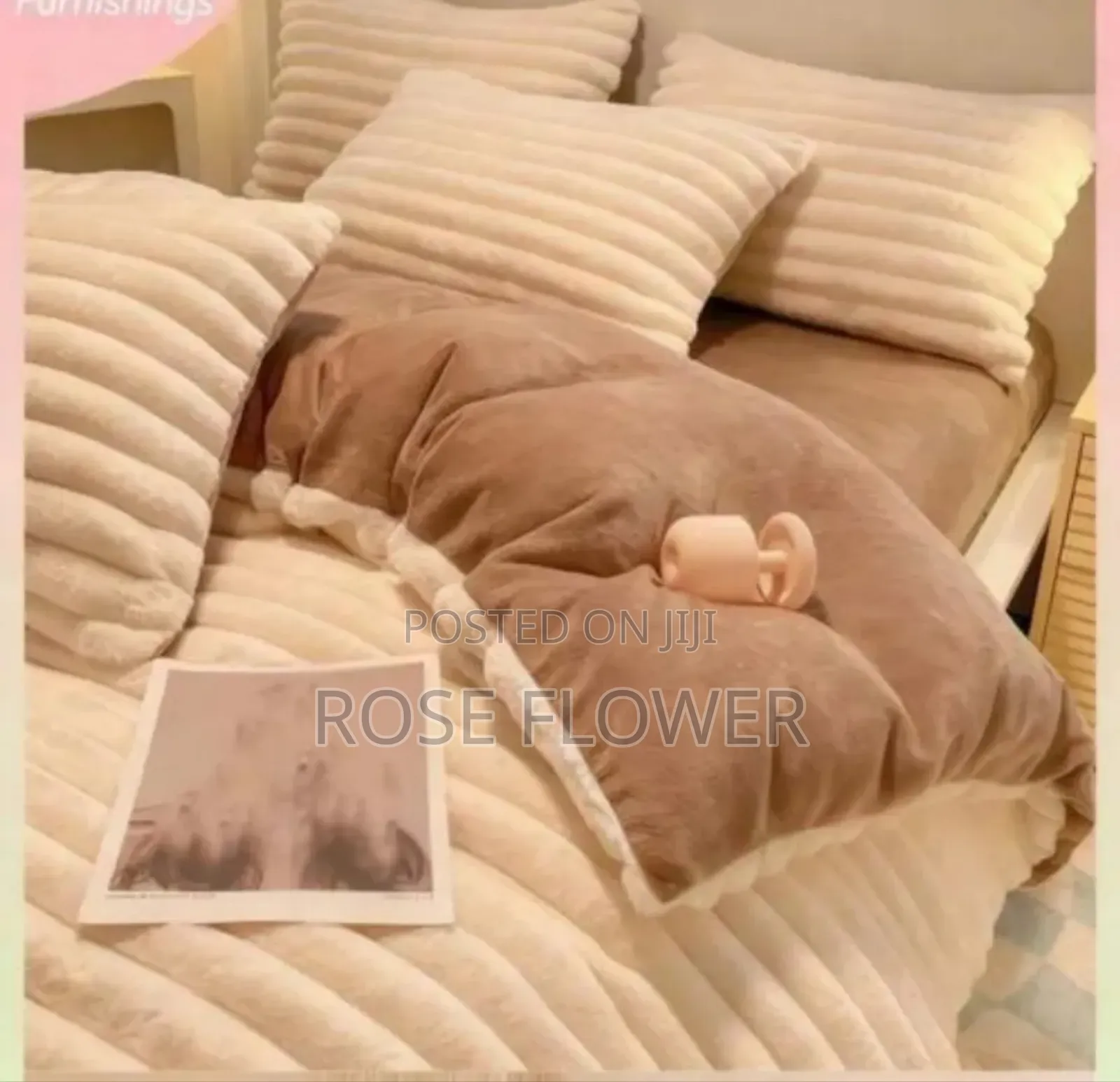 Rabbit Fur Duvet Set