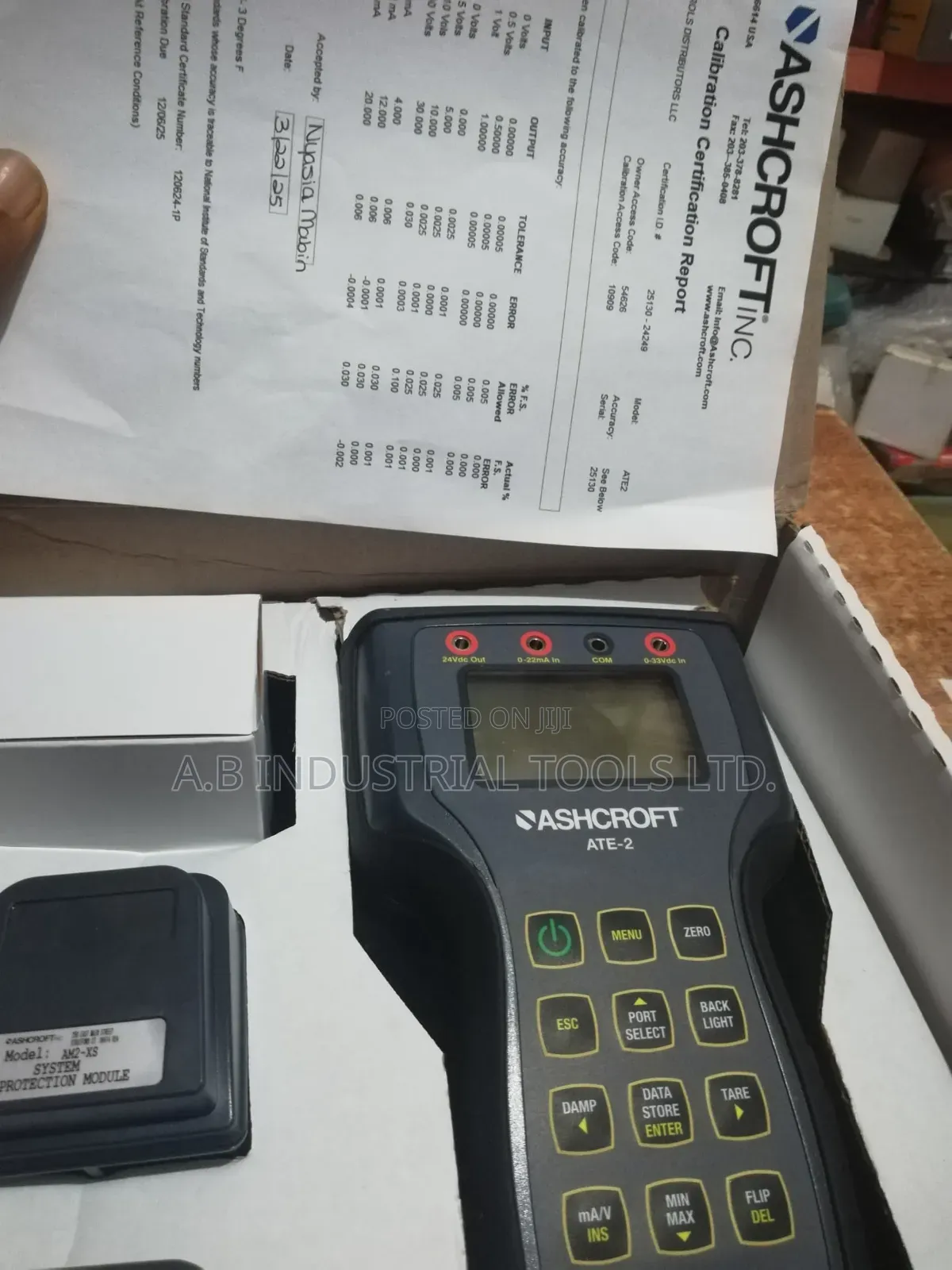 Ashcroft Ate-2 Handheld Pressure Calibrator