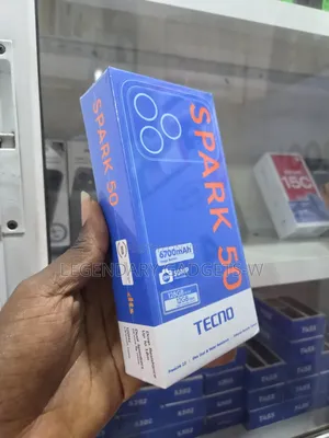 New Tecno Spark 50 128 GB Black