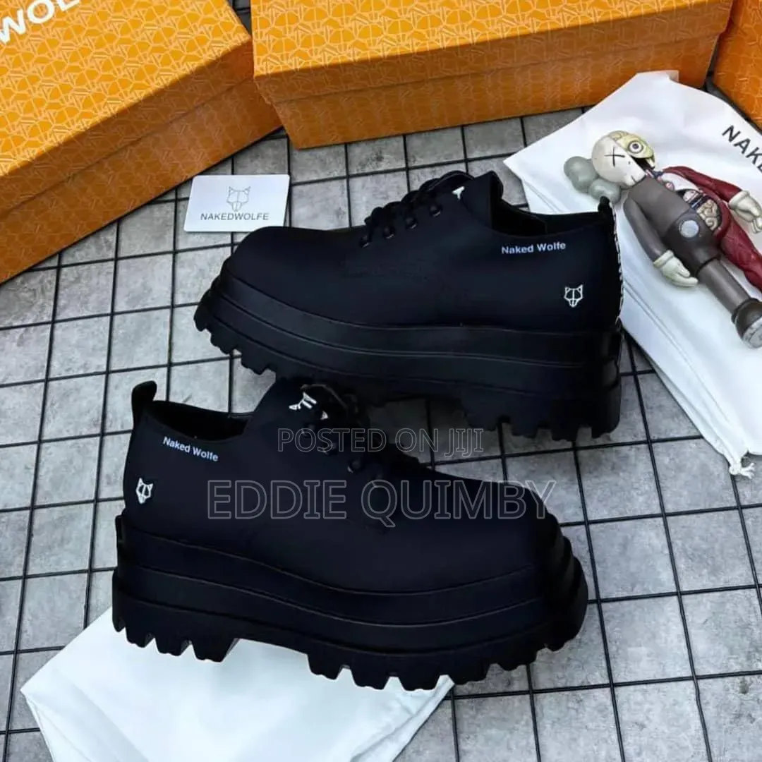 Quality Men's Black Leather Shoes - Durable Comfortable