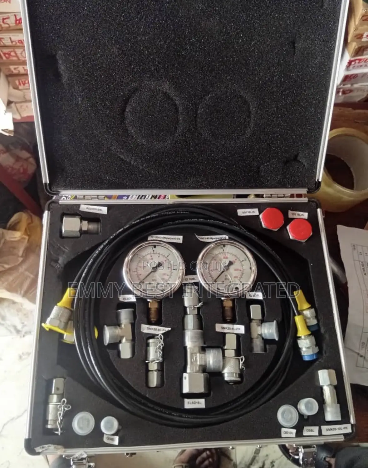 Excavator Hydraulic Pressure Test Kit