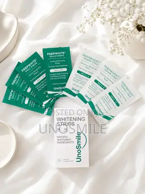 Remove Yellow Teeth Stains Fast | Unosmile Whitening Strips(28 Strips)