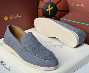 Loro Piana Quality Luxury Men Genuine Leather Loafer Shoe