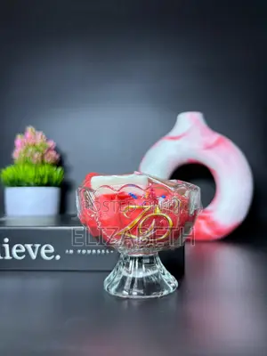 Pink Dessert Cream Scented Candle - Cute Home Fragrance Decor Gift