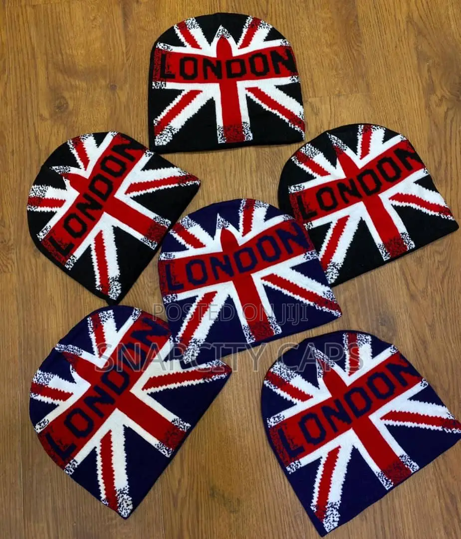 London Print Beanie