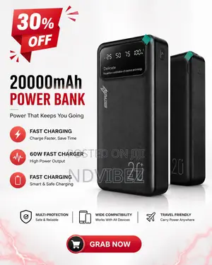 20000 Mah Power Bank 63w