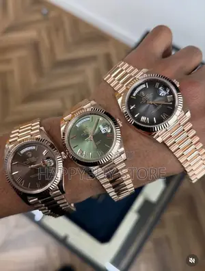The Daydate Rolex Watch for Men Dial / Silver/ Rose Gold /