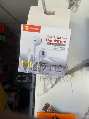 Jamax iPhone Earphones With Pop Up Window and Built in Mic