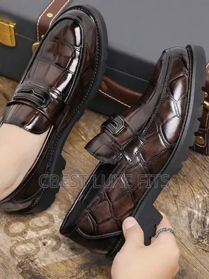 Black Loafers for Men Men's Luxury Loafers Corporate/Office Shoes