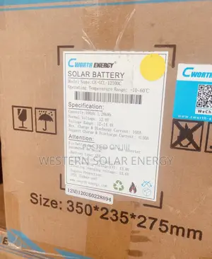 C Worth Energy 12.8v 100ah Lithium Solar Battery (Ce-GCL-12100c)