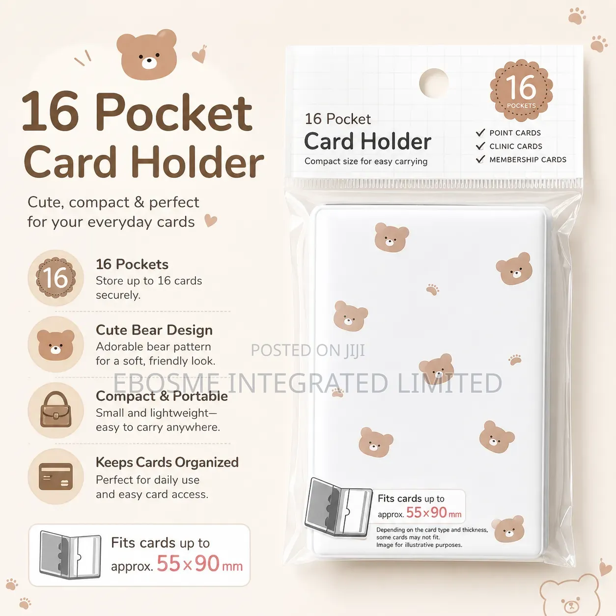16 Pocket Card Holder