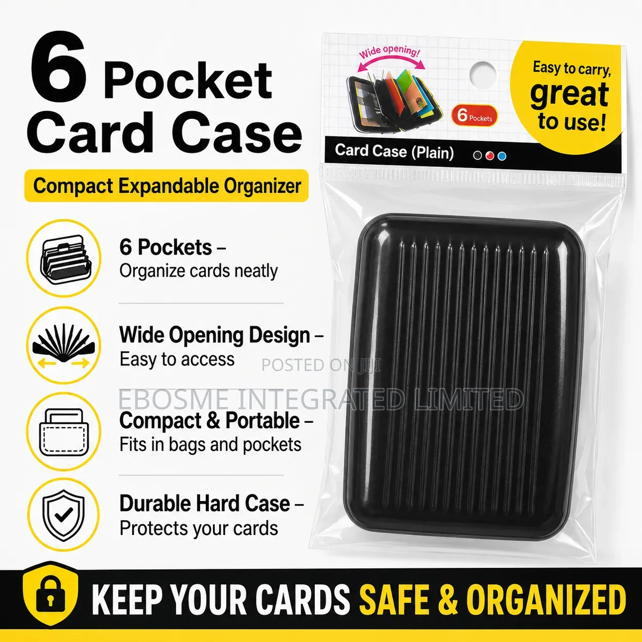 6 Pocket Card Case