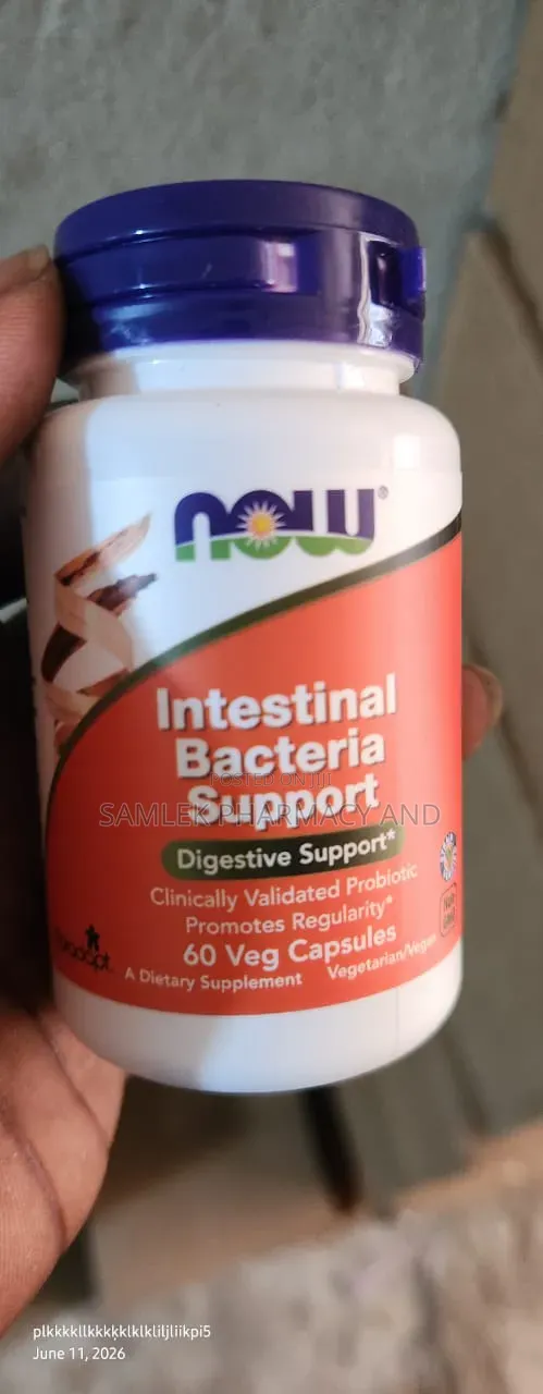 Now Intestinal Bacteria Support-Digestive Support -60vegcaps