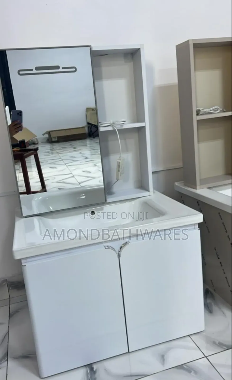White PVC Cabinet Amond 003