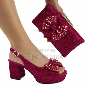 Fashion Shoe and Matching Clutch