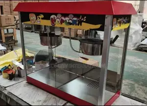 Double-Pot Commercial Popcorn Machine