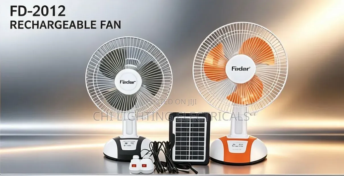 Table Rechargeable Fan