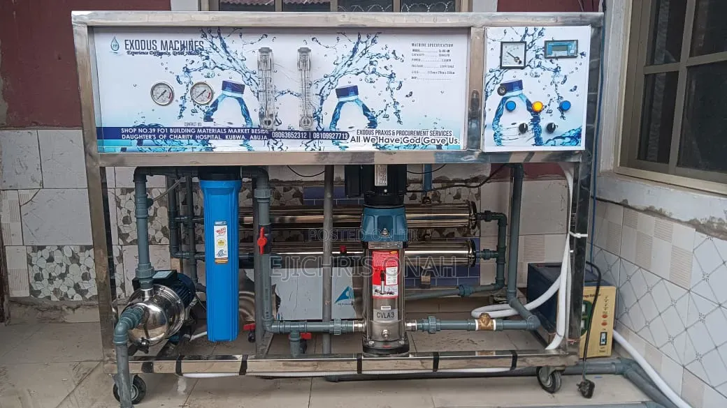 1ton Locally Fabricated Reverse Osmosis System.