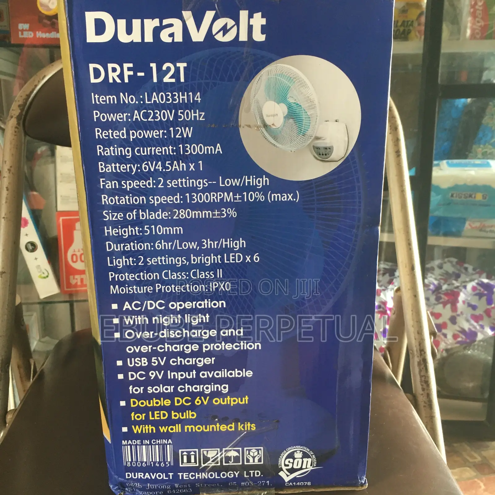Rechargeable Fan