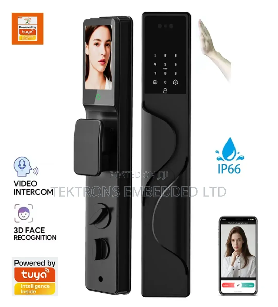 3d Biometric, Fingerprint, Facial Recognition Smart Lock,