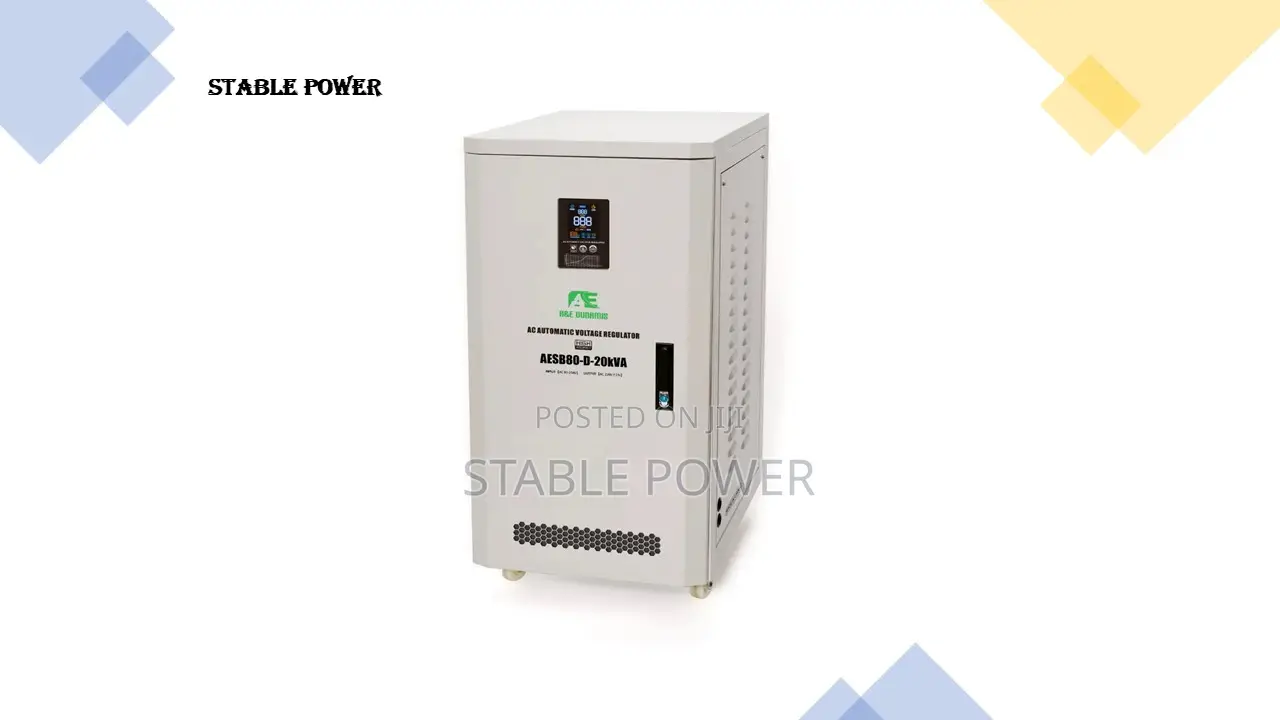 20kva (Aesb80v) Servo Voltage Regulator 80v-260v