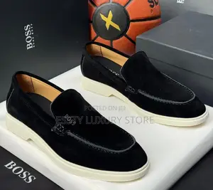 Hugo Boss Quality Luxury Men Loafer Shoe