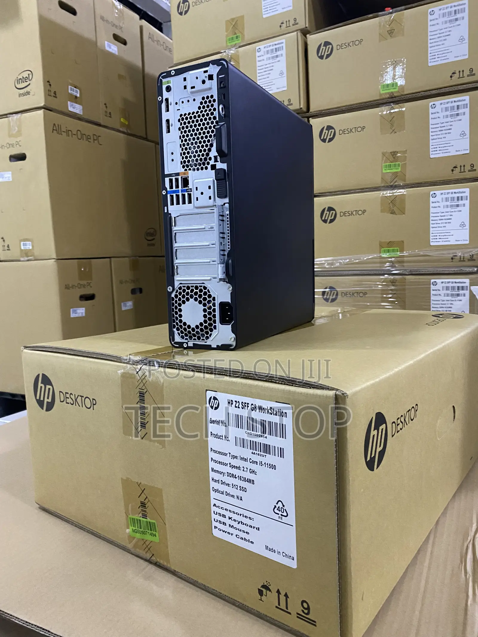 New Desktop Computer HP Z2 G5 SFF 16GB Intel Core i5 SSD 512GB