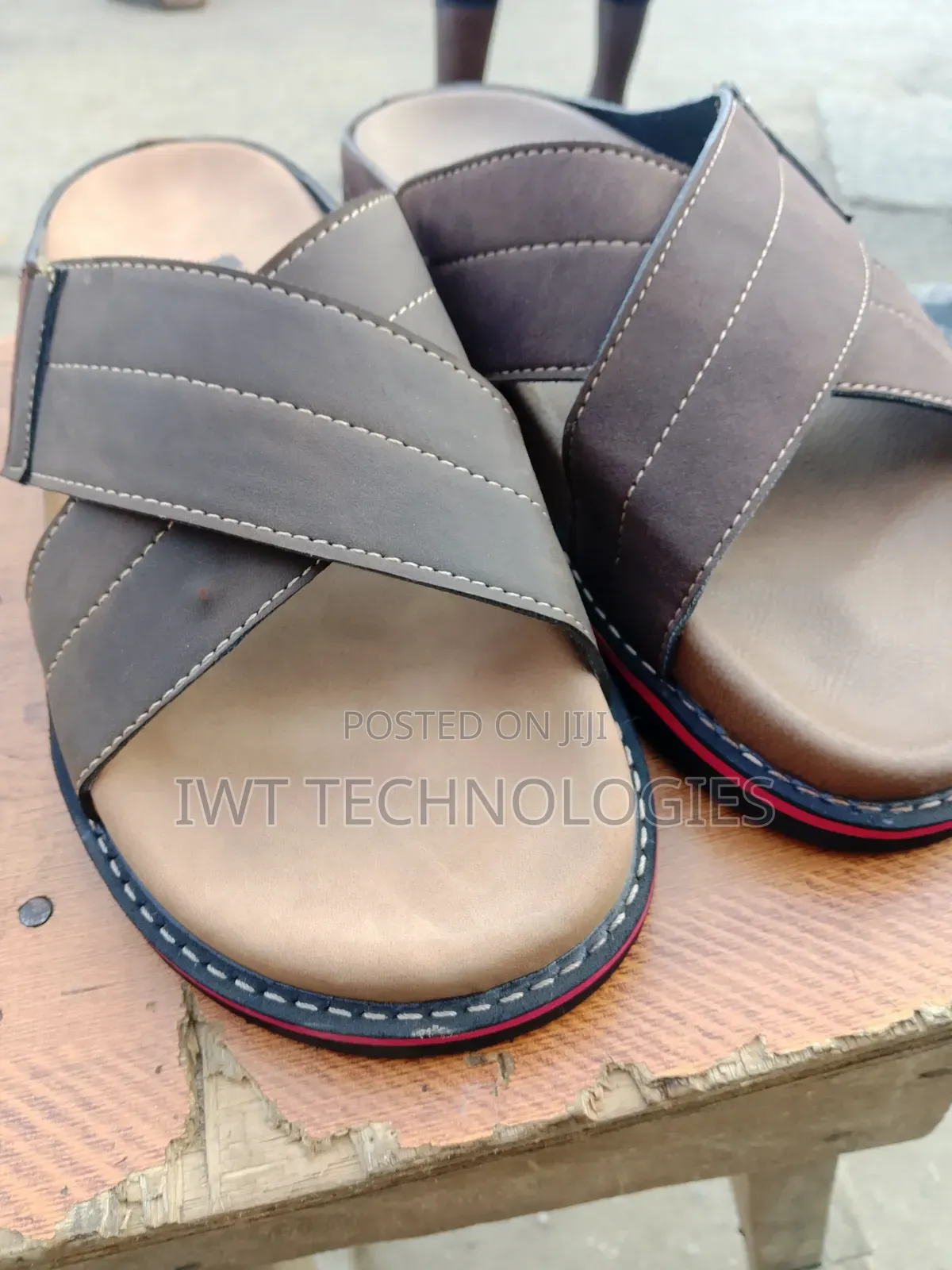 Quality Mens Palm Slippers