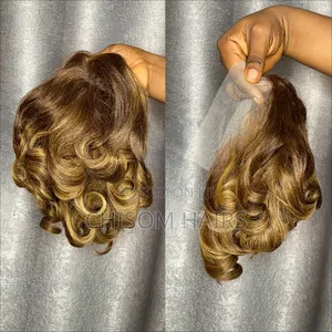 Frontal Short Curled Wigs